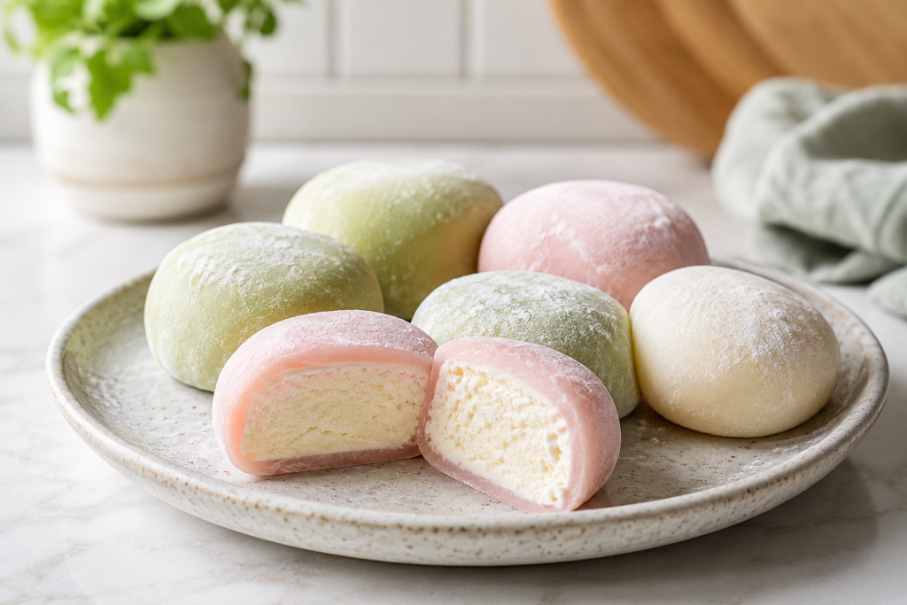 Lodowe mochi w domu: elastyczne ciasto ryżowe, ulubione lody i kilka trików na formowanie. Pełny przepis krok po kroku plus warianty smakowe.