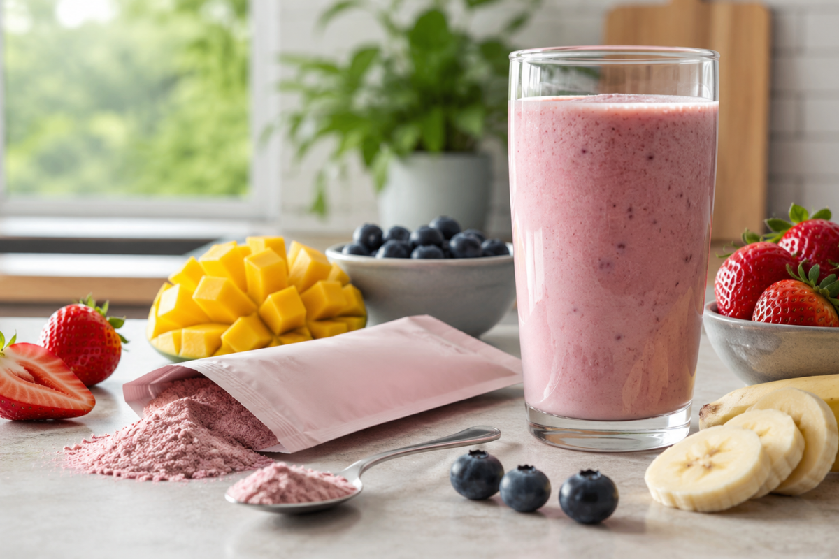 Smoothie w proszku z Biedronki kontra świeże koktajle i shaki proteinowe — testujemy przygotowanie, skład i ceny 2026 oraz oceniamy sens kategorii.
