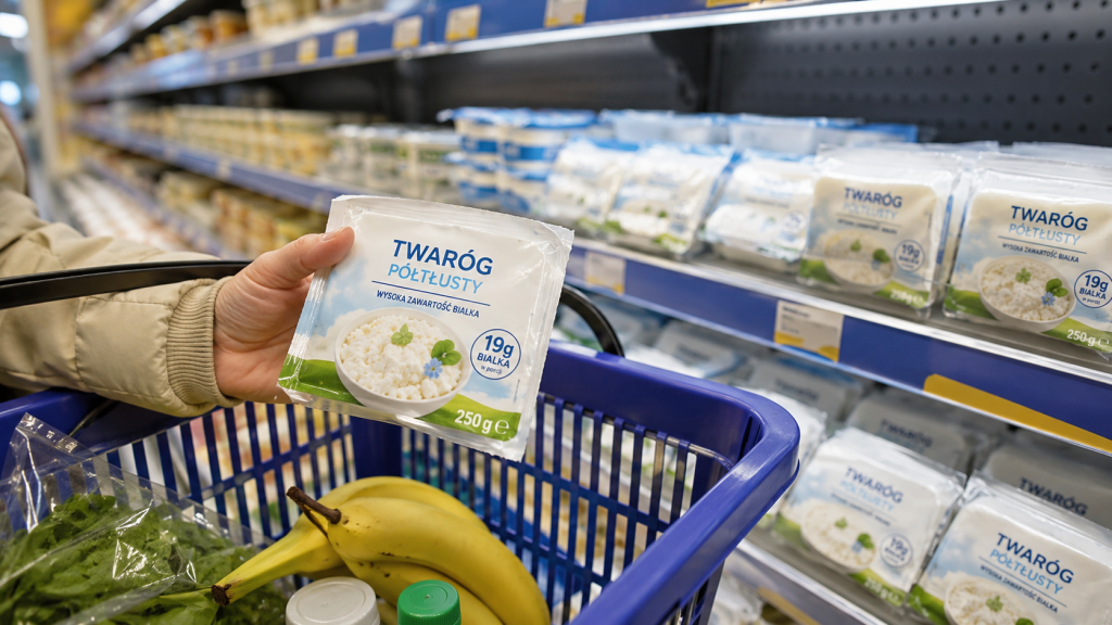Biały serek, który dźwiga makro — test twarogowego bestsellera z chłodni Lidla