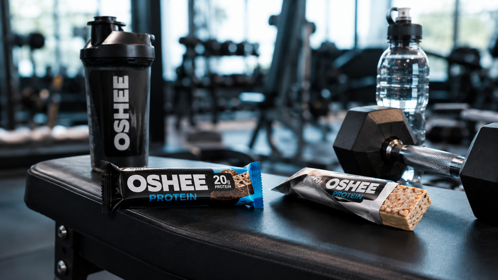 Oshee to najłatwiej dostępny polski brand sportowy — testujemy jego batony proteinowe: skład, makro, smaki i ceny 2026 na tle konkurencji.