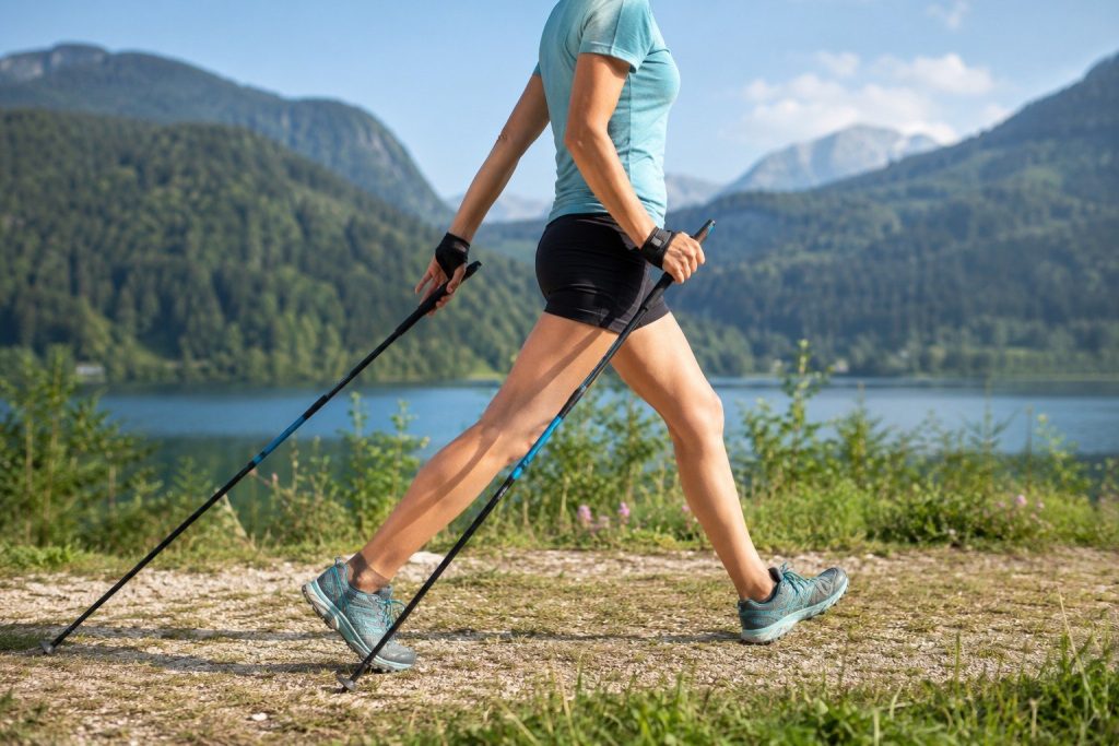 Nordic walking bez wstydu — technika kijków, która pali więcej kalorii niż marsz i bieg