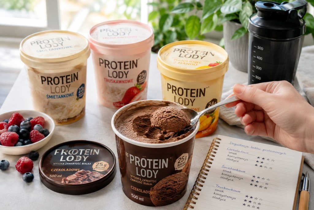 Lody proteinowe 2026 — testujemy wszystkie nowości z Lidla i Biedronki