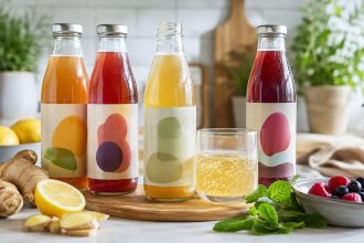 Kombucha z Lidla w teście: smaki, skład, cukier i ceny 2026. Czy dyskontowa fermentowana herbata smakuje jak z manufaktury i czy warto po nią sięgać.