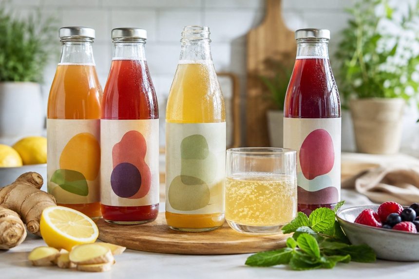 Kombucha z Lidla w teście: smaki, skład, cukier i ceny 2026. Czy dyskontowa fermentowana herbata smakuje jak z manufaktury i czy warto po nią sięgać.
