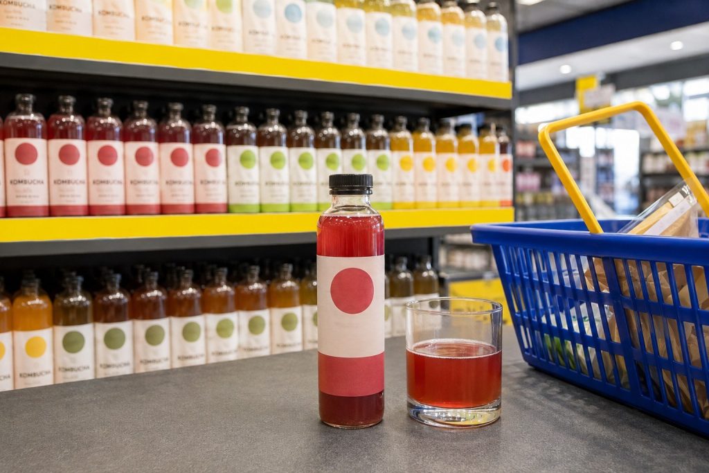 Kombucha z Lidla w teście — smaki, skład i czy fermentowana herbata jest warta ceny