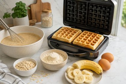 Chrupiąca kratka bez wyrzutów — gofry proteinowe, które konkurują z nadmorskimi klasykami.