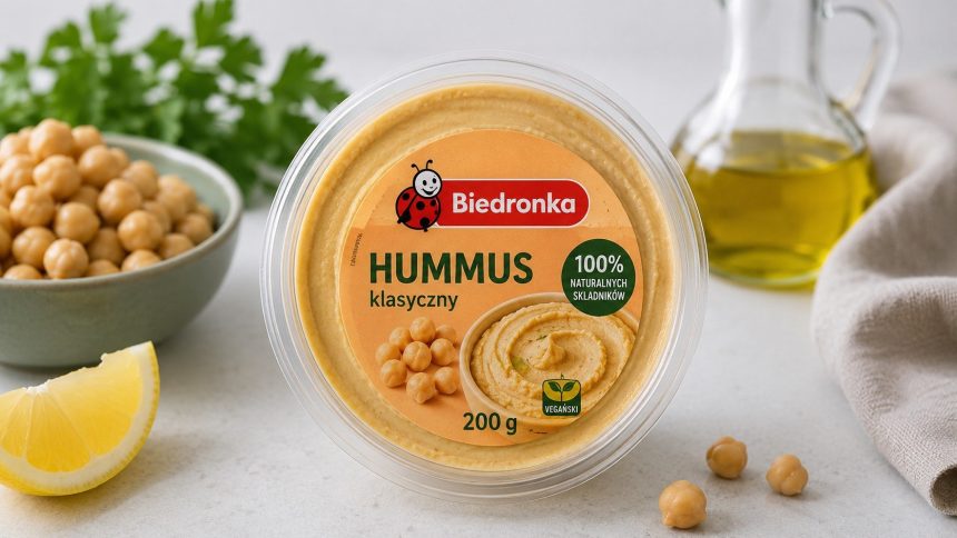 Ciecierzyca kontra ciecierzyca — dyskontowy pojedynek hummusów kubek po kubku.