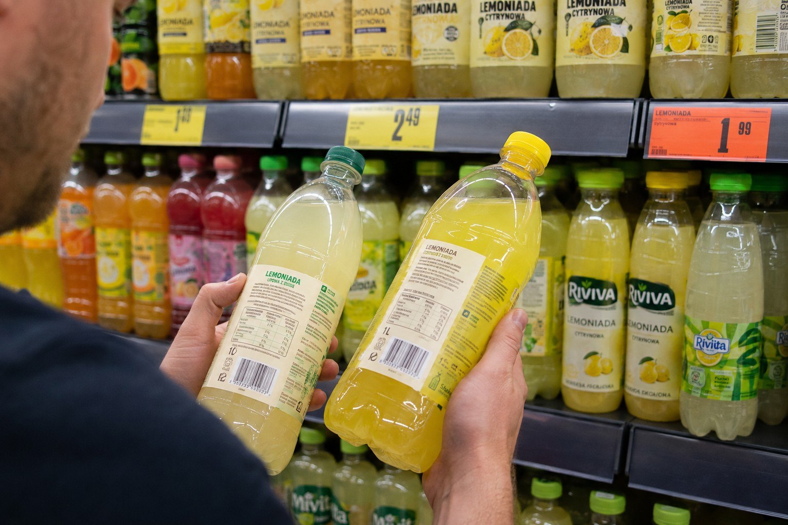 Butelka lata pod lupą — sprawdzamy, ile cytryny i ile cukru naprawdę mają gotowe lemoniady.
