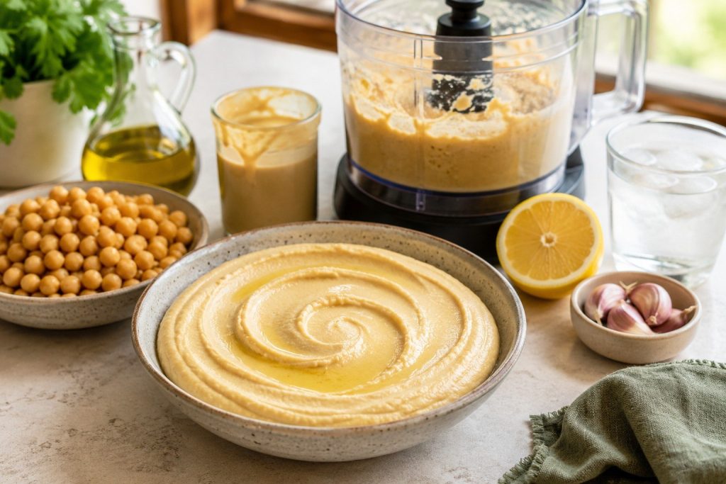 Hummus domowy: sekret kremowej gładkości, który sprawia, że sklepowe kubki przestają kusić