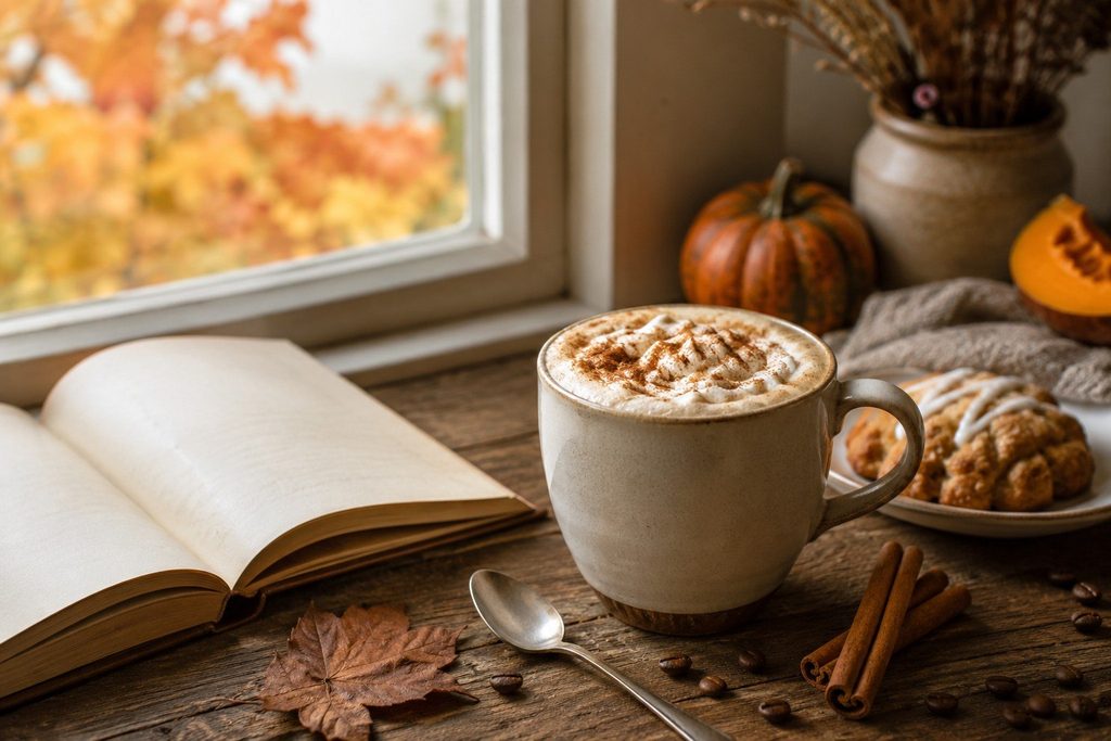 Pumpkin spice latte w domu — przepis na kawę z dynią bez syropu z butelki, espresso i domową pianką