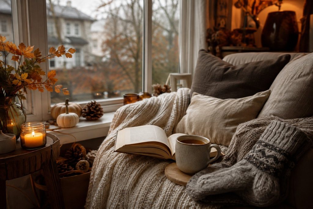 Hygge po polsku — jak zamienić szarą jesień w sezon koców, świec i małych przyjemności